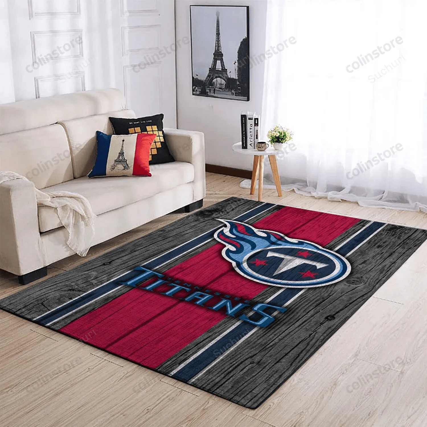 Tennessee Titans Team Logo Wooden Style Style Nice Gift Home Decor Rectangle Area 148ED-1878