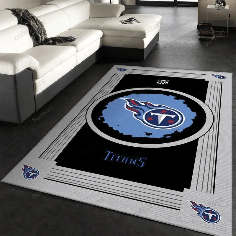 Tennessee Titans American 20 3D Rectangle Area Rug Full Printing Living Room Bed Room Home Decor 552JH-3333