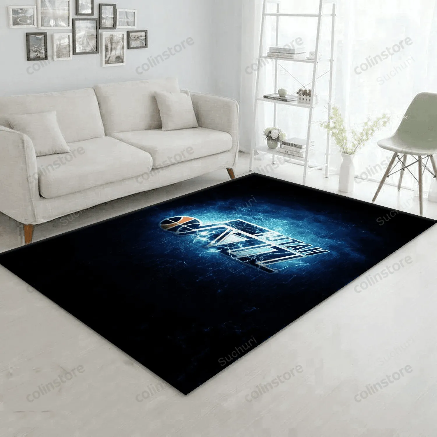 Utah Jazz Rectangle Area Rug For Christmas Bedroom Rug US Gift 150RX-6413