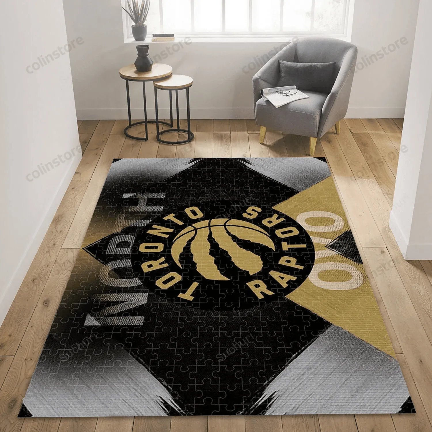 Toronto Raptors Logo Living Room Carpet 3D Rectangle Area Rug Full Printing Living Room Bed Room Home Decor 893TL-2757