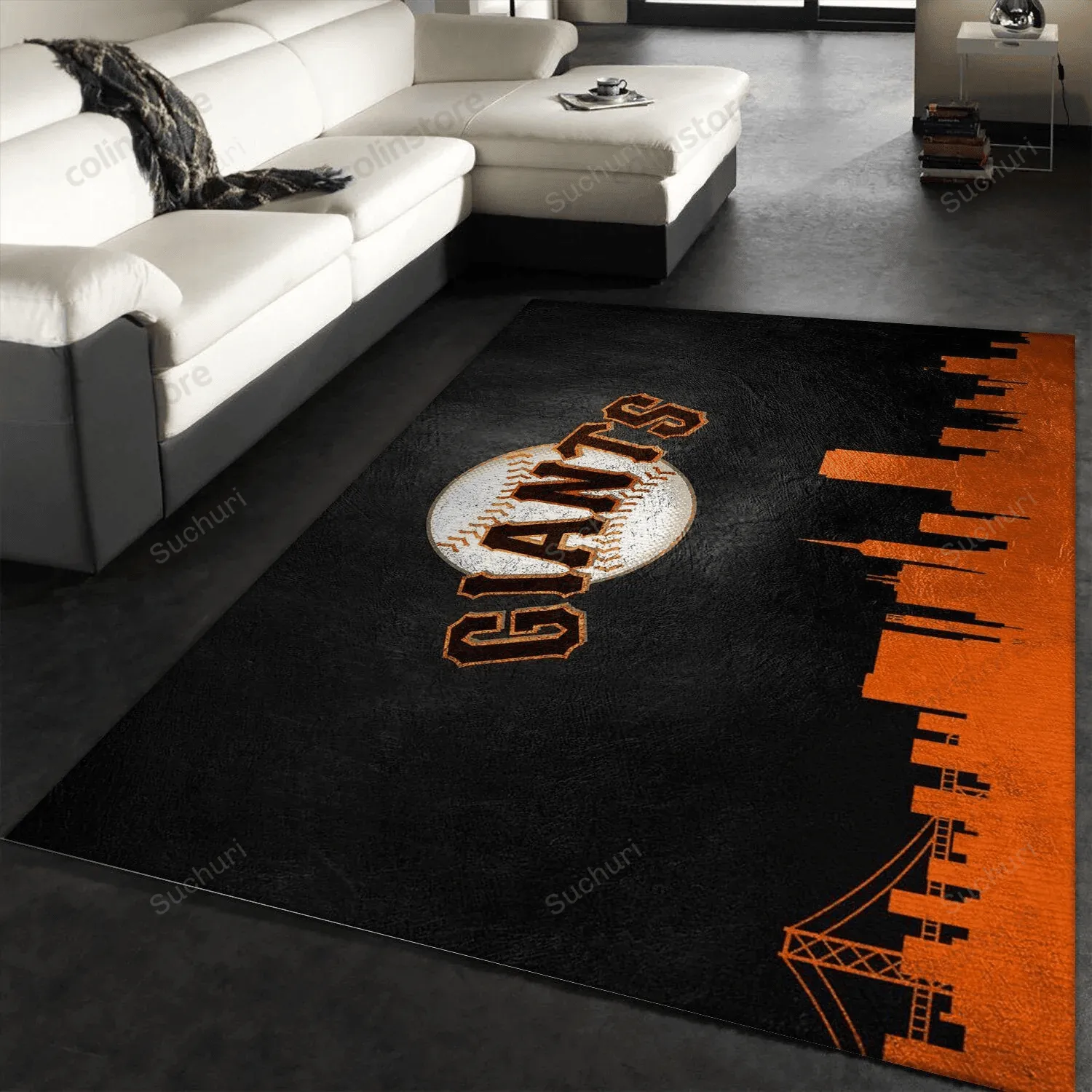 San Francisco Giants Rectangle Area Rug For Christmas Kitchen Rug Family Gift US 357WO-1759
