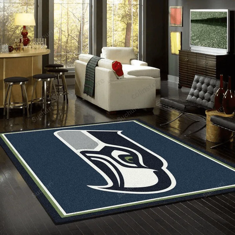 Seattle Seahawks Carpet Living Room Rectangle Area Rug 3 625HQ-4208