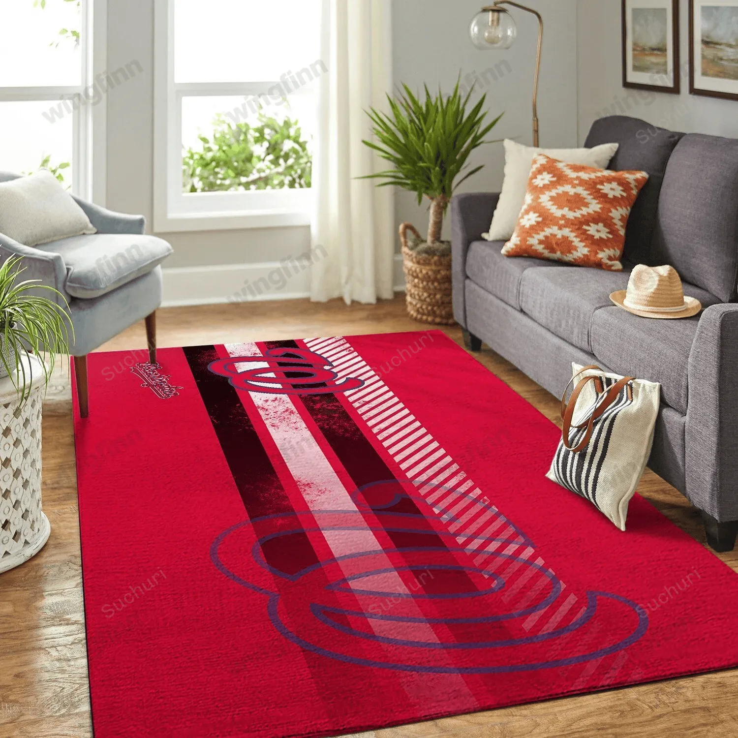 Washington Nationals Rectangle Area Rugs Living Room And Bed Room 344DR-9399