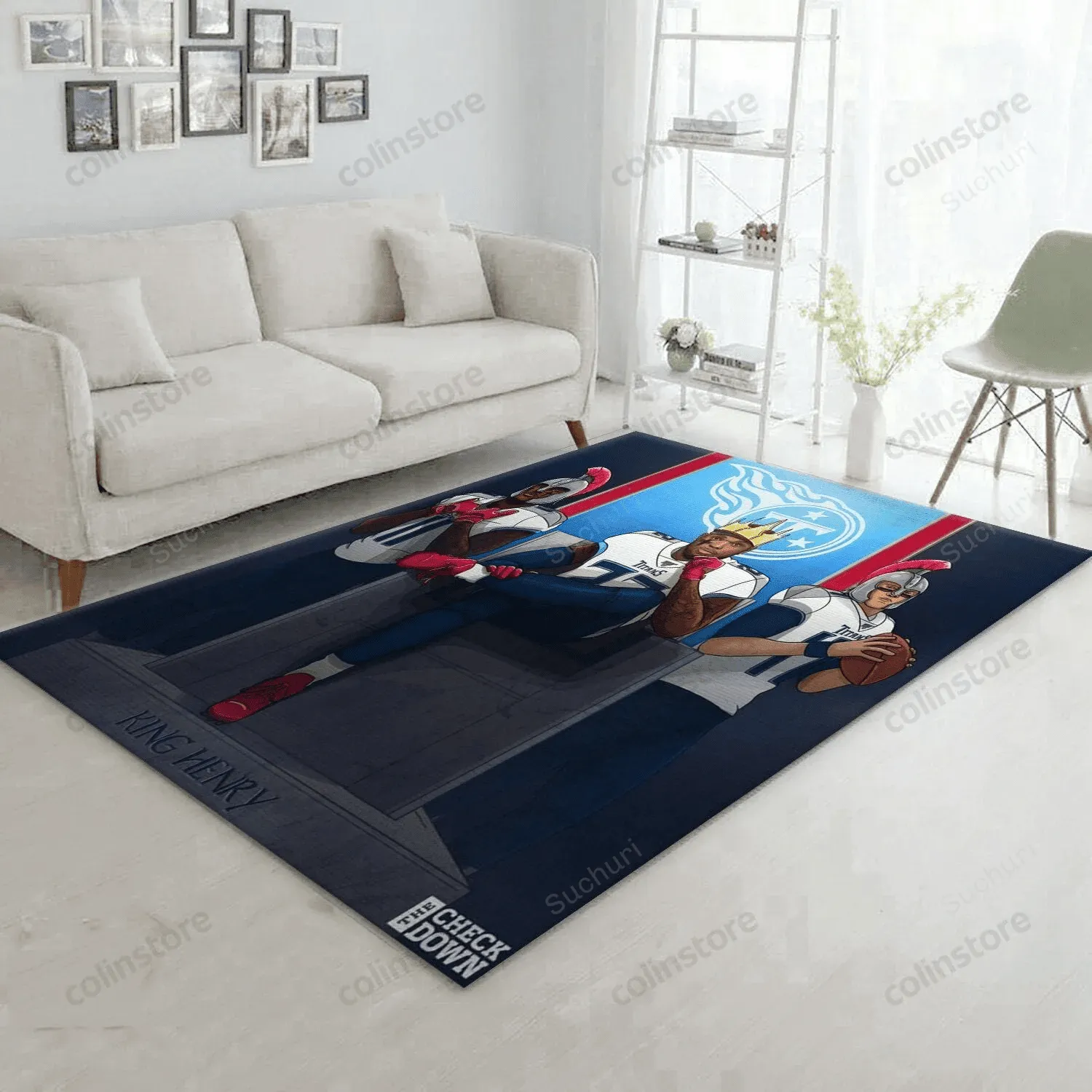 Tennessee Titans Champion Christmas Gift Rug Living Room Rug Floor Decor Home Decor 466OF-8837
