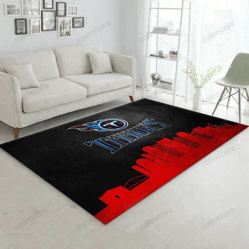 Tennessee Titans American 24 3D Rectangle Area Rug Full Printing Living Room Bed Room Home Decor 761JJ-9260