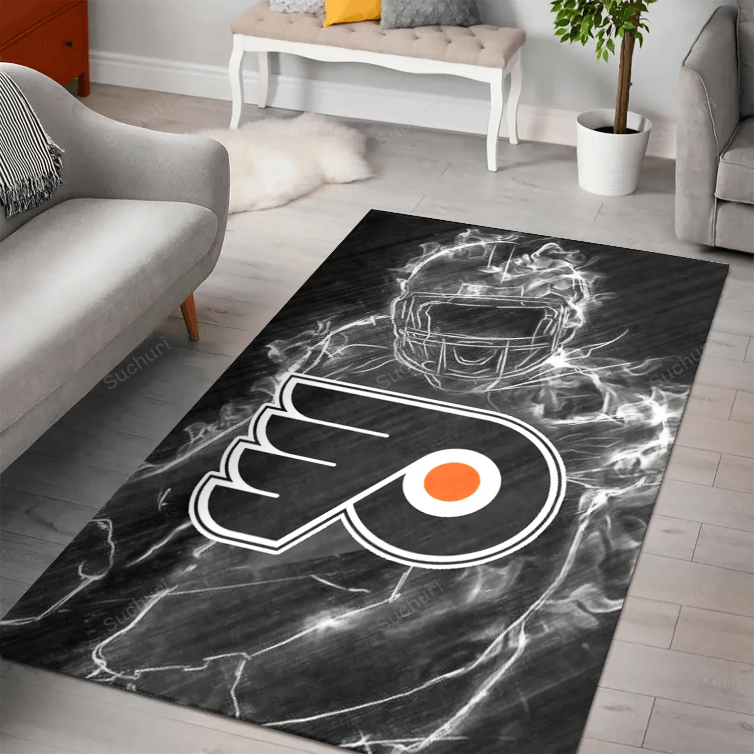 Philadelphia Flyers Legend Rectangle Area Rug Living Room Bed Room Home Decor 994EK-7739