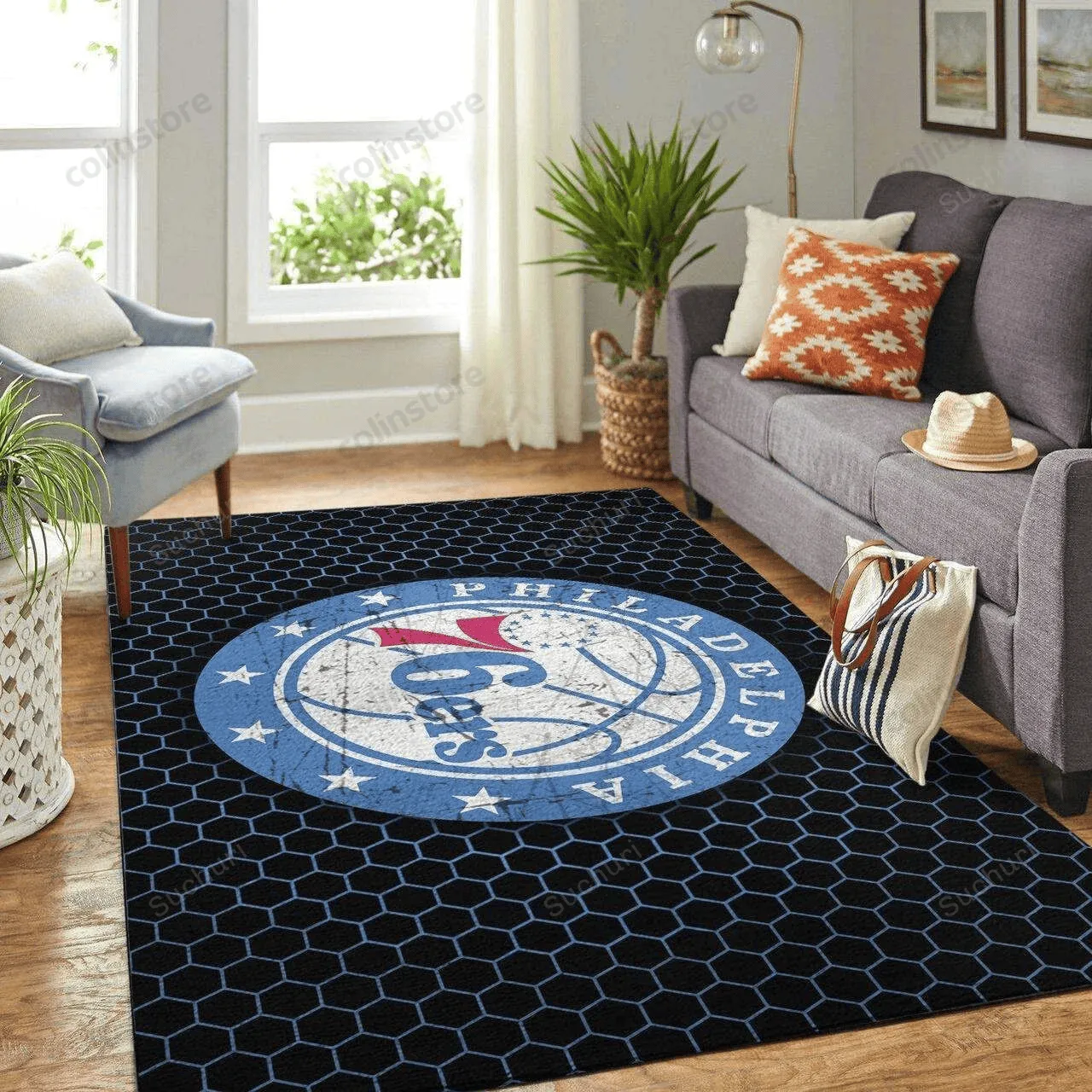 Philadelphia 76Ers Rectangle Area Rugs Living Room Carpet Christmas Gift 580YO-5832