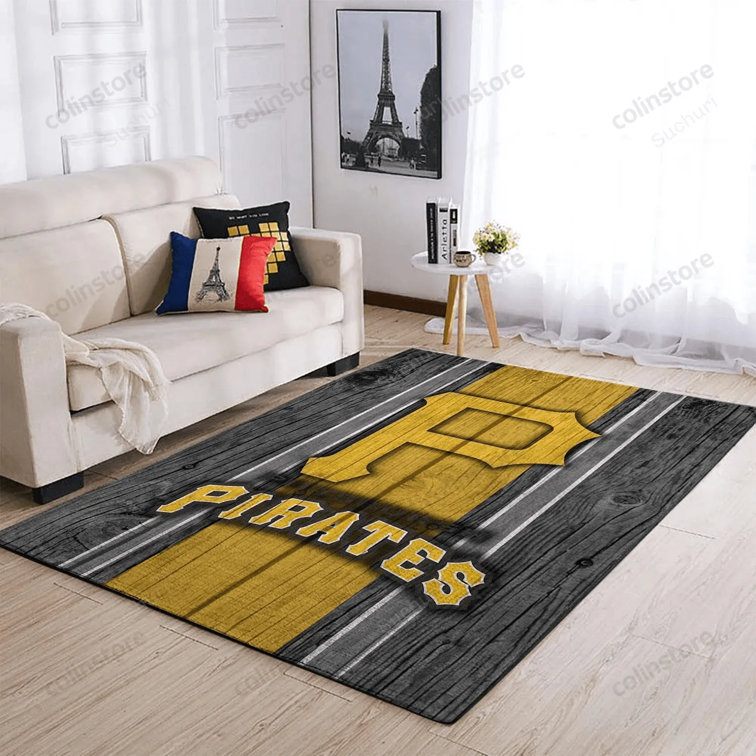 Pittsburgh Pirates Team Logo Wooden Style Style Nice Gift Home Decor Rectangle Area 679JQ-8159