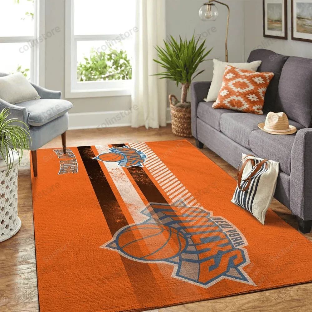 New York Knicks Rectangle Area Rugs Living Room Carpet Team Logo 224JW-4851