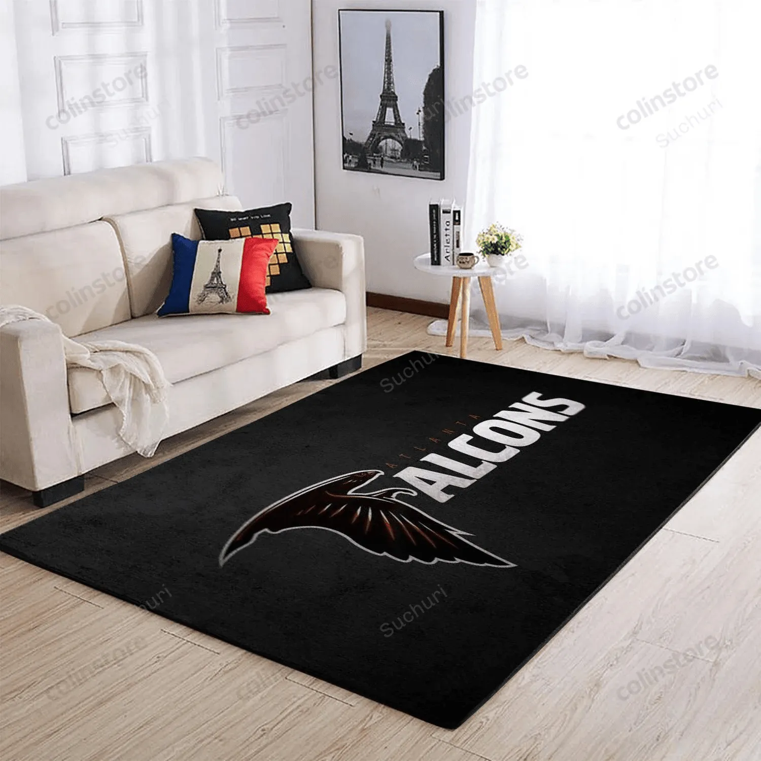 Atlanta Falcons Rectangle Area Rugs 1910076 3D Rectangle Area Rug Full Printing Living Room Bed Room Home Decor 949II-9225