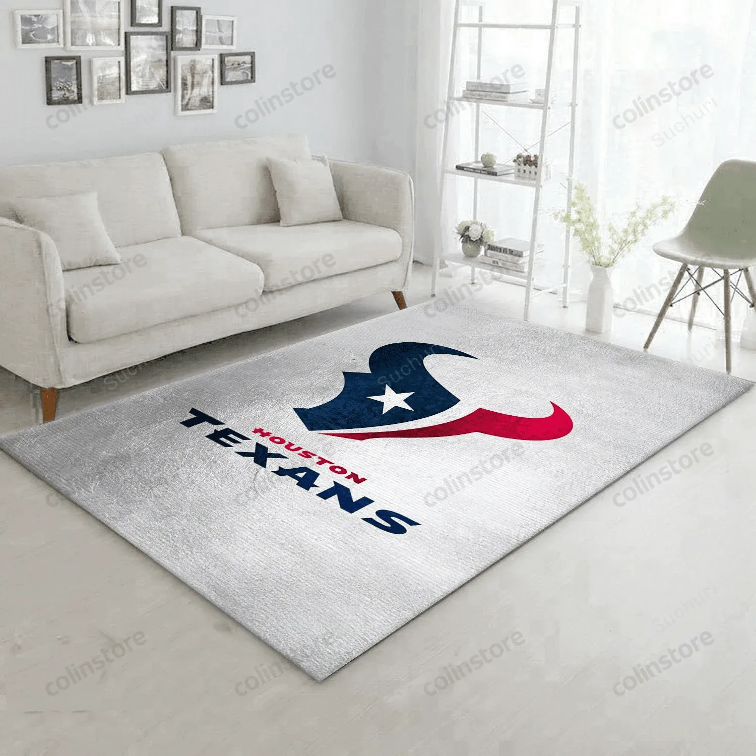 Houston Texans Rectangle Area Rug Living Room Rug US Gift 179HR-2859