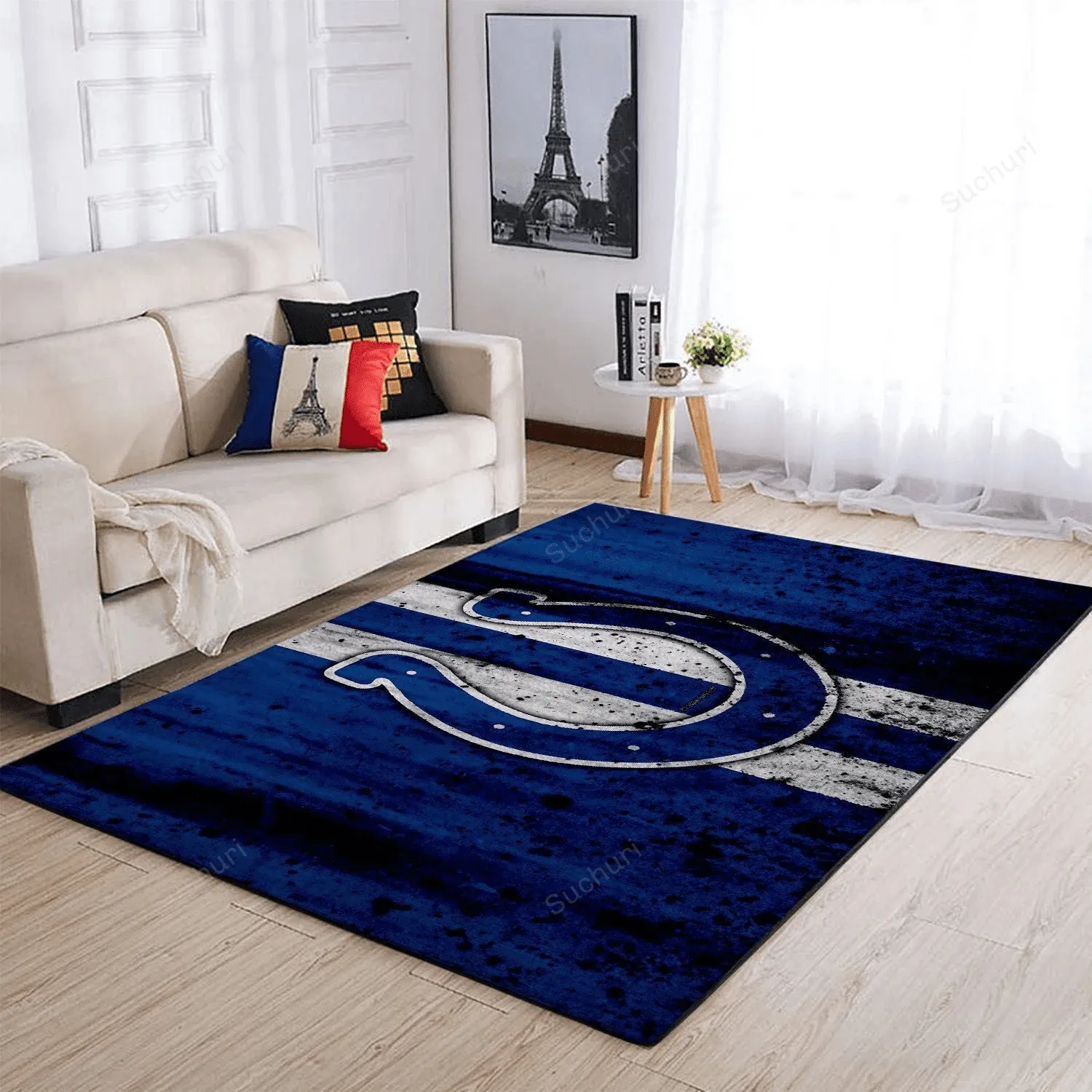 Indianapolis Colts Rectangle Area Rug Floor Decor 810WY-3282