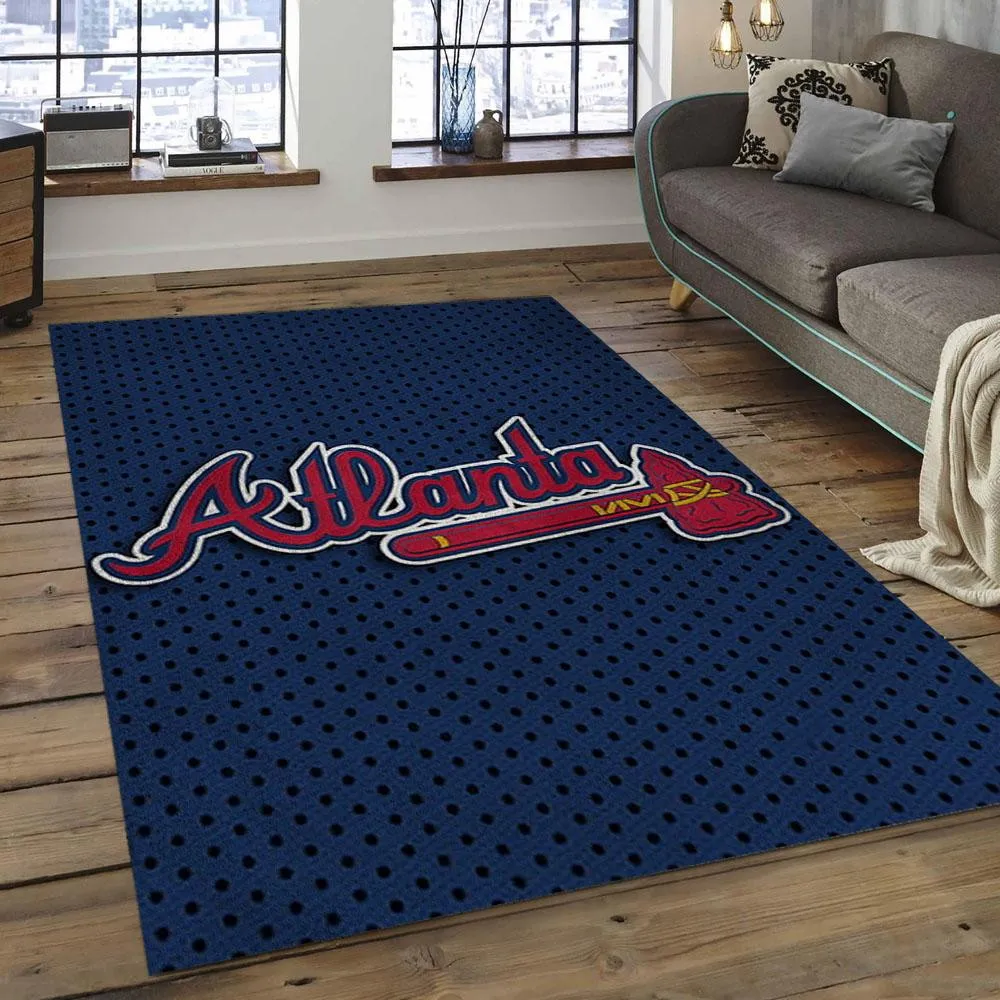 MLB Atlanta Braves Baseball Team Logo Rectangle Area 602FY-1773