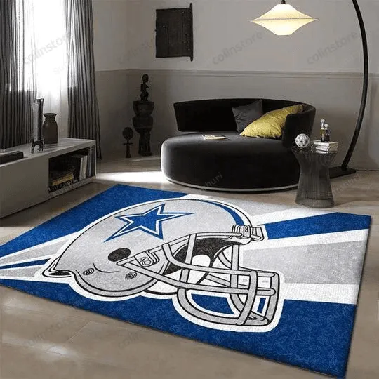 Dallas Cowboys Rectangle Area Rug Floor Decor 188NS-9985
