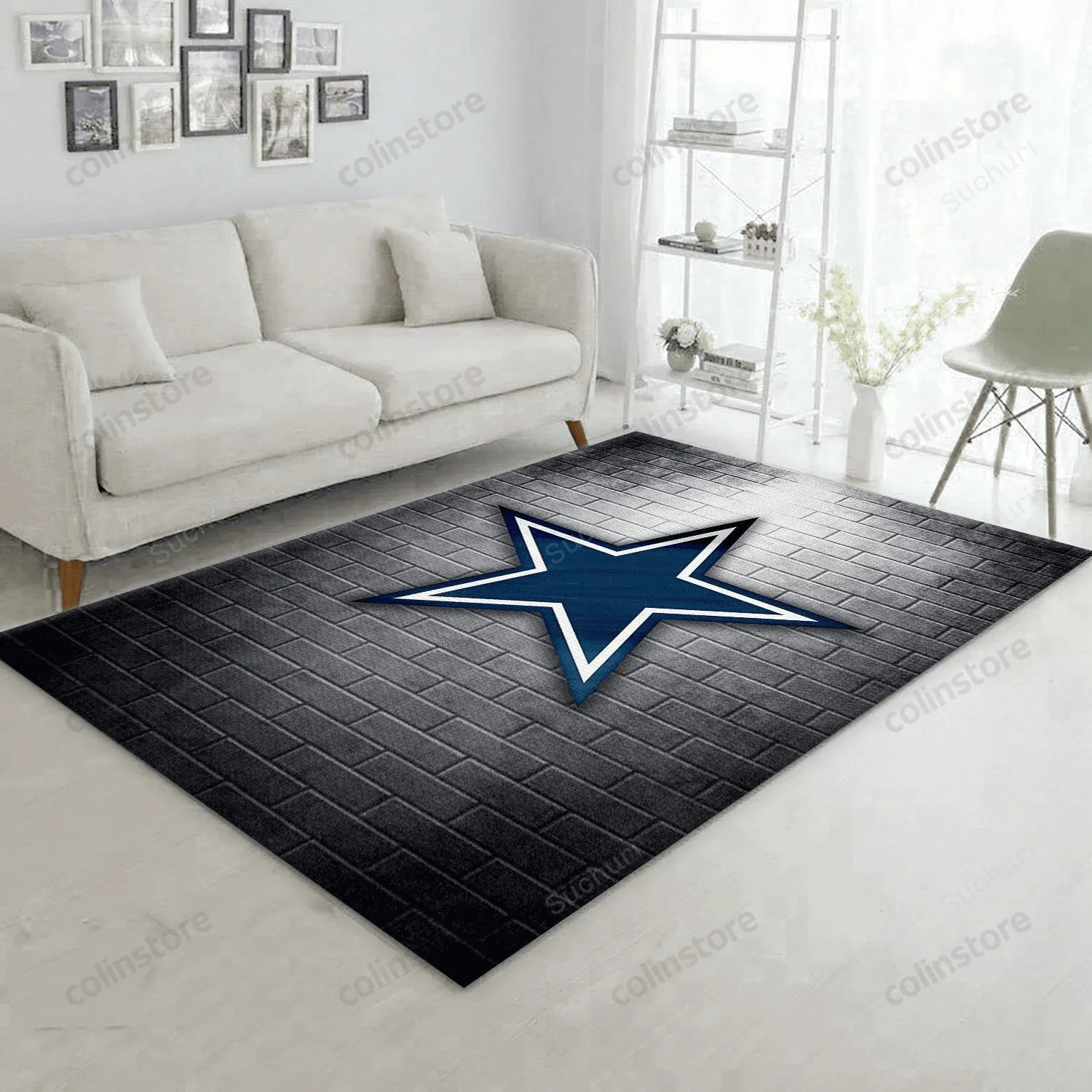 Dallas Cowboys Rectangle Area Rug For Christmas Living Room Rug US Gift 527LT-1433