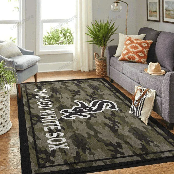 Chicago White Sox 3D Rectangle Area Rug Full Printing Living Room Bed Room Home Decor Carpet 326FU-1542