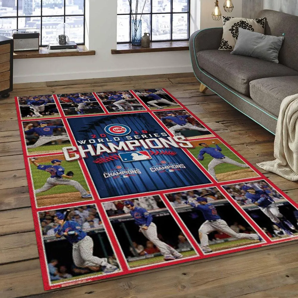 MLB Chicago Cubs Baseball Team Logo Rectangle Area 672JL-9290