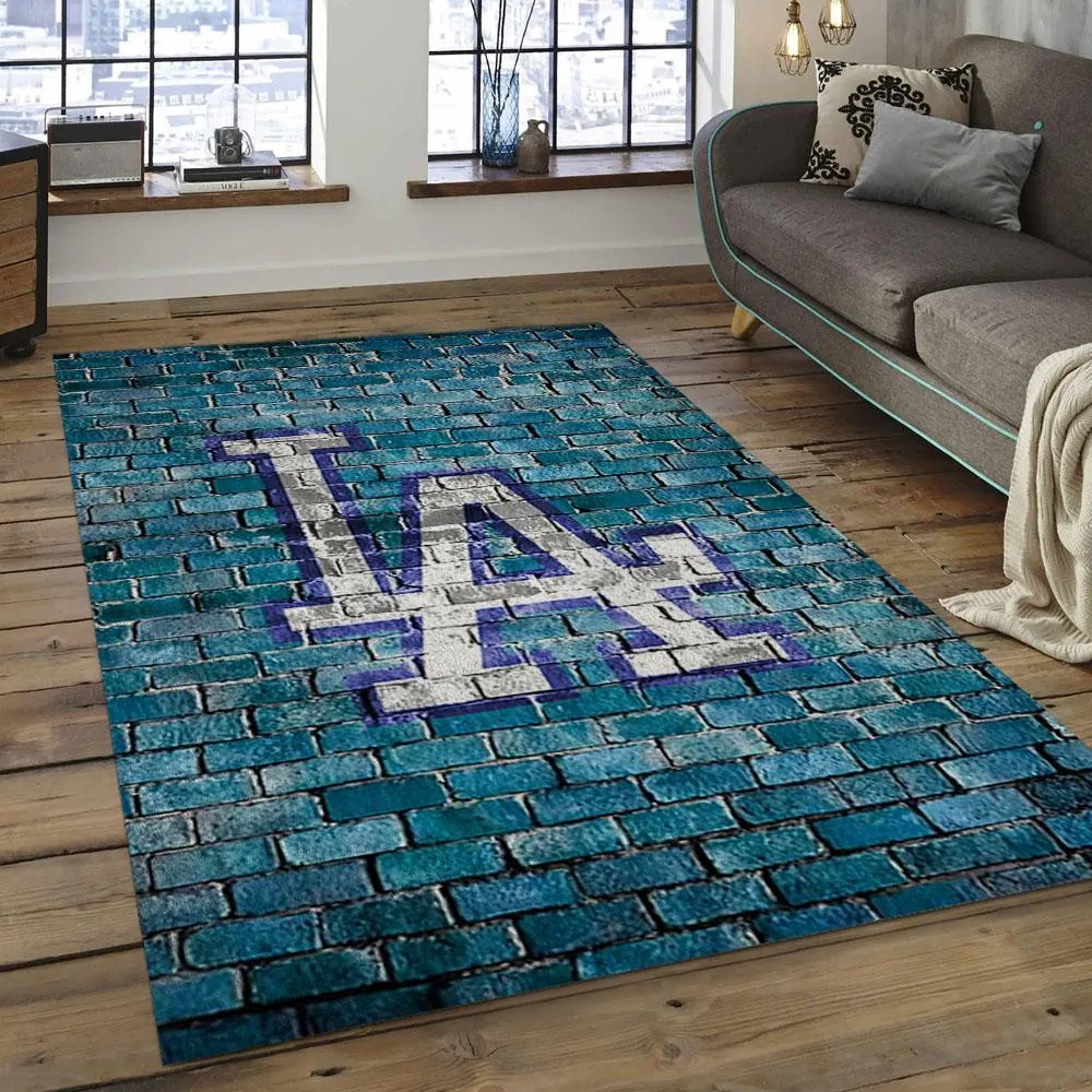 MLB Los Angeles Dodgers Baseball Team Logo Rectangle Area 450IY-5189