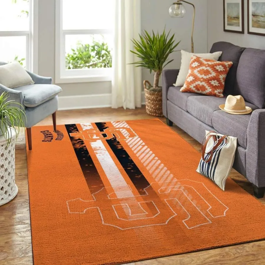 MLB San Francisco Giants Style Nice Gift Rectangle Area Rug Living Room 433DZ-8783