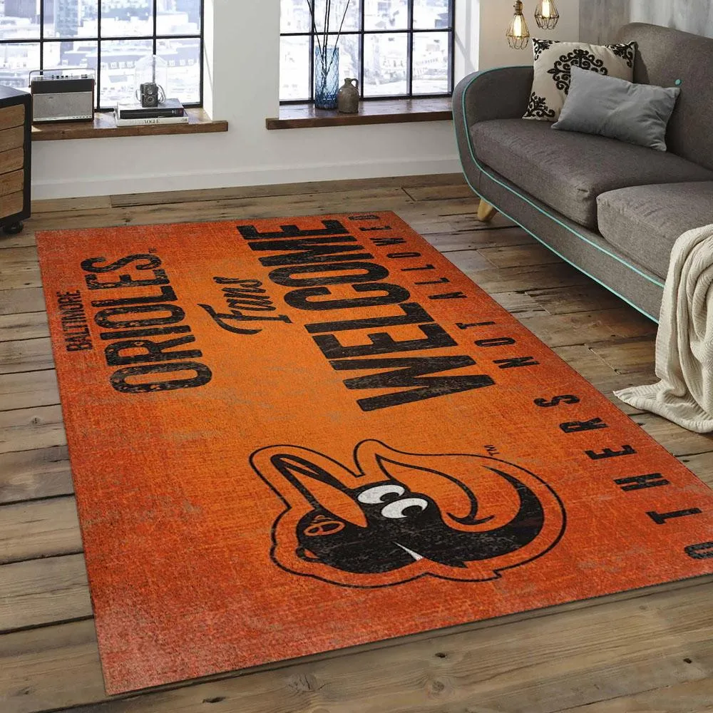 MLB Baltimore Orioles Baseball Team Logo Rectangle Area 867LB-7395