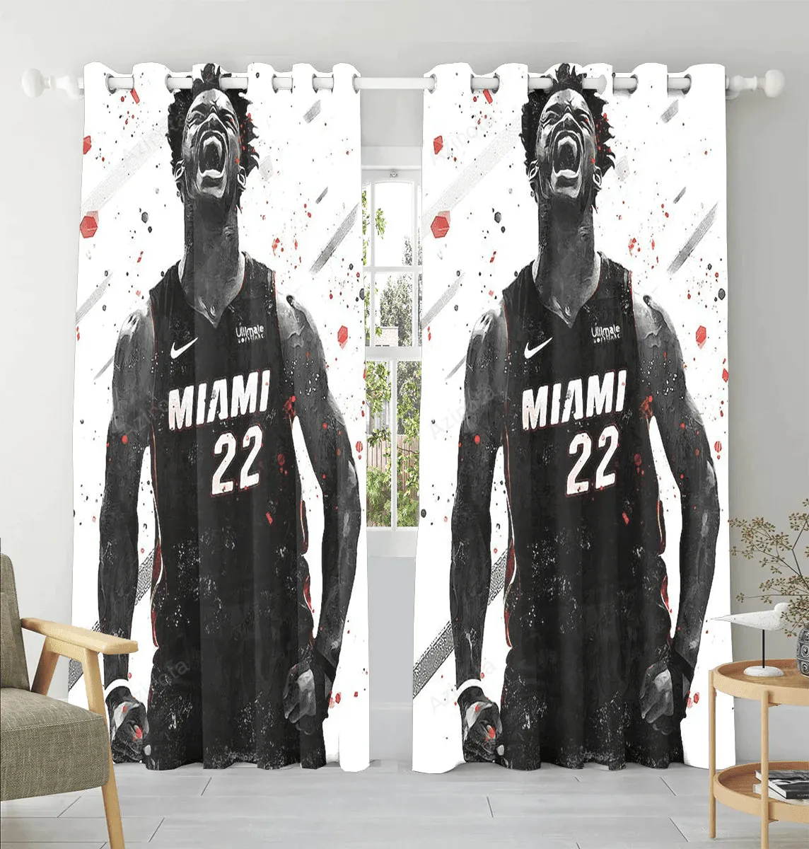 Miami Heat Jimmy Butler1 Window Curtain