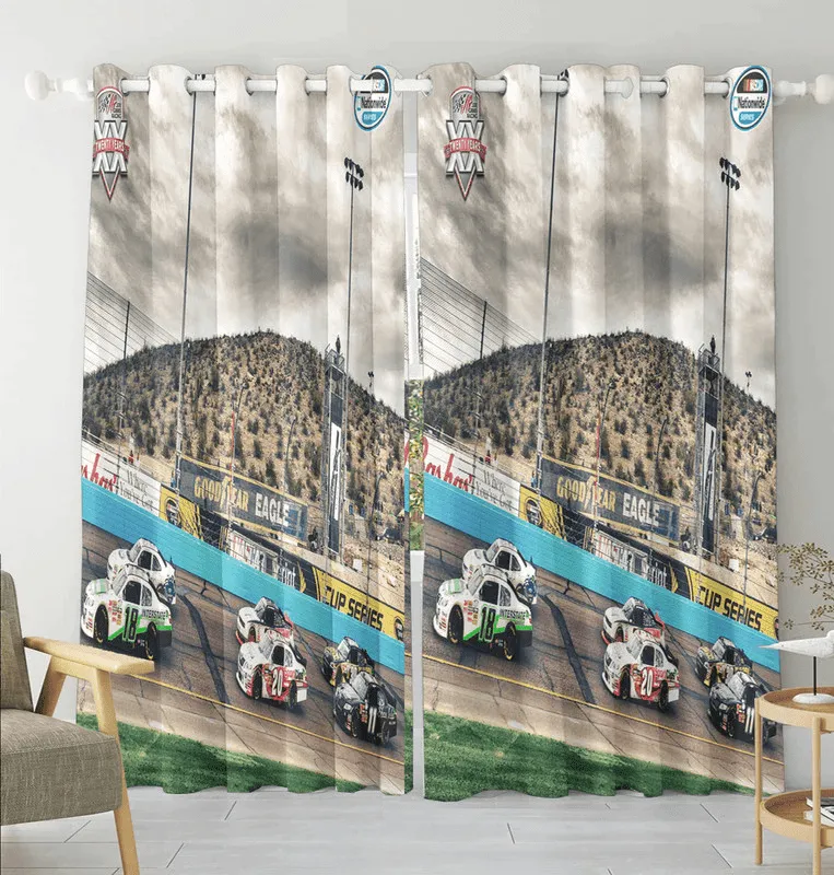 Joe Gibbs Racing Car11 Blackout Window Curtain 2 Panels For Living Room Bed Room Gift For Fan