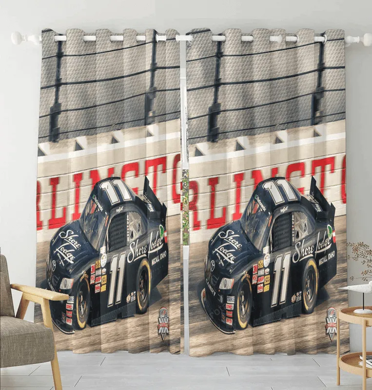 Joe Gibbs Racing Car13 Blackout Window Curtain 2 Panels For Living Room Bed Room Gift For Fan