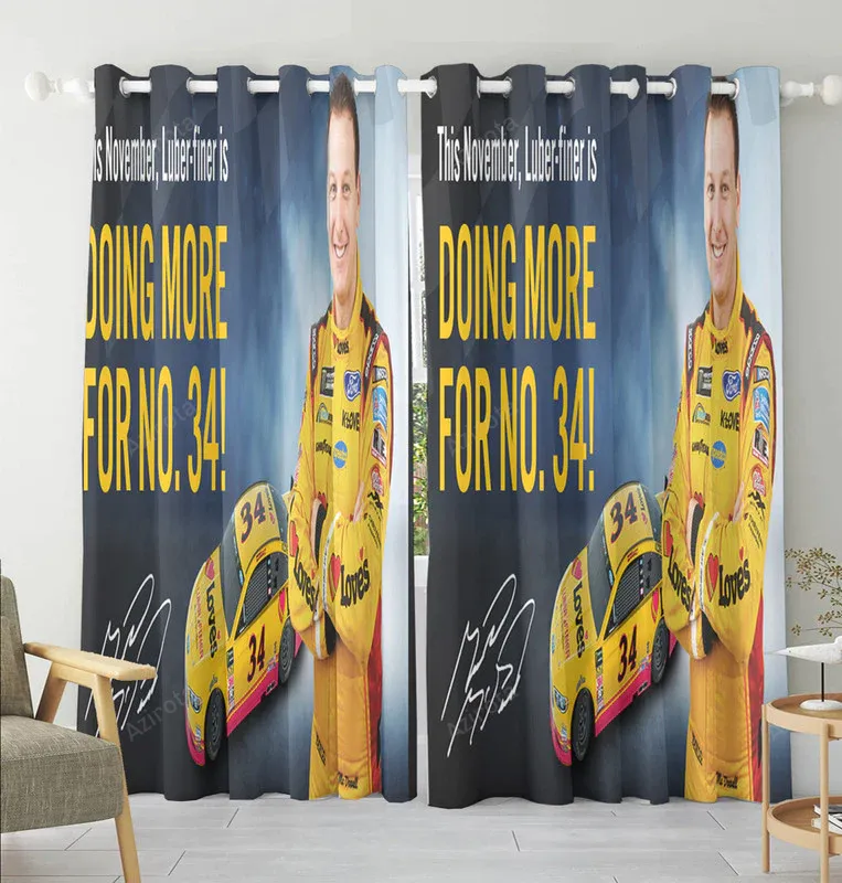 NASCAR Front Row Motor s Doing More For1 Blackout Window Curtain 2 Panels For Living Room Bed Room Gift For Fan