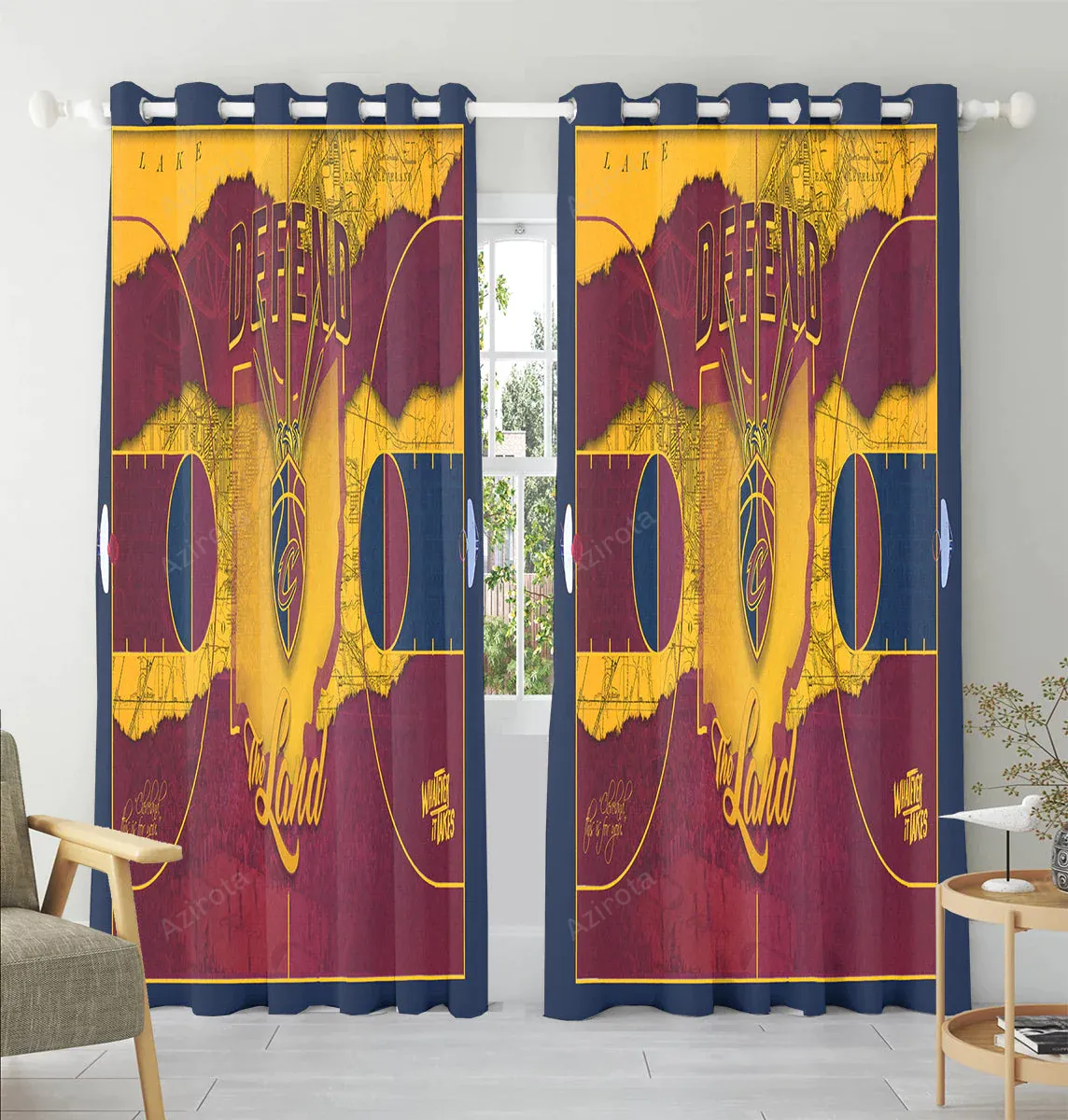 Cleveland Cavaliers Station Window Curtain