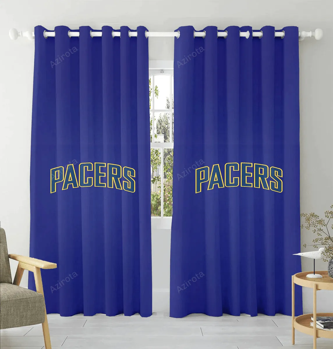 Indiana Pacers Logo 17 Window Curtain Gift For Fans
