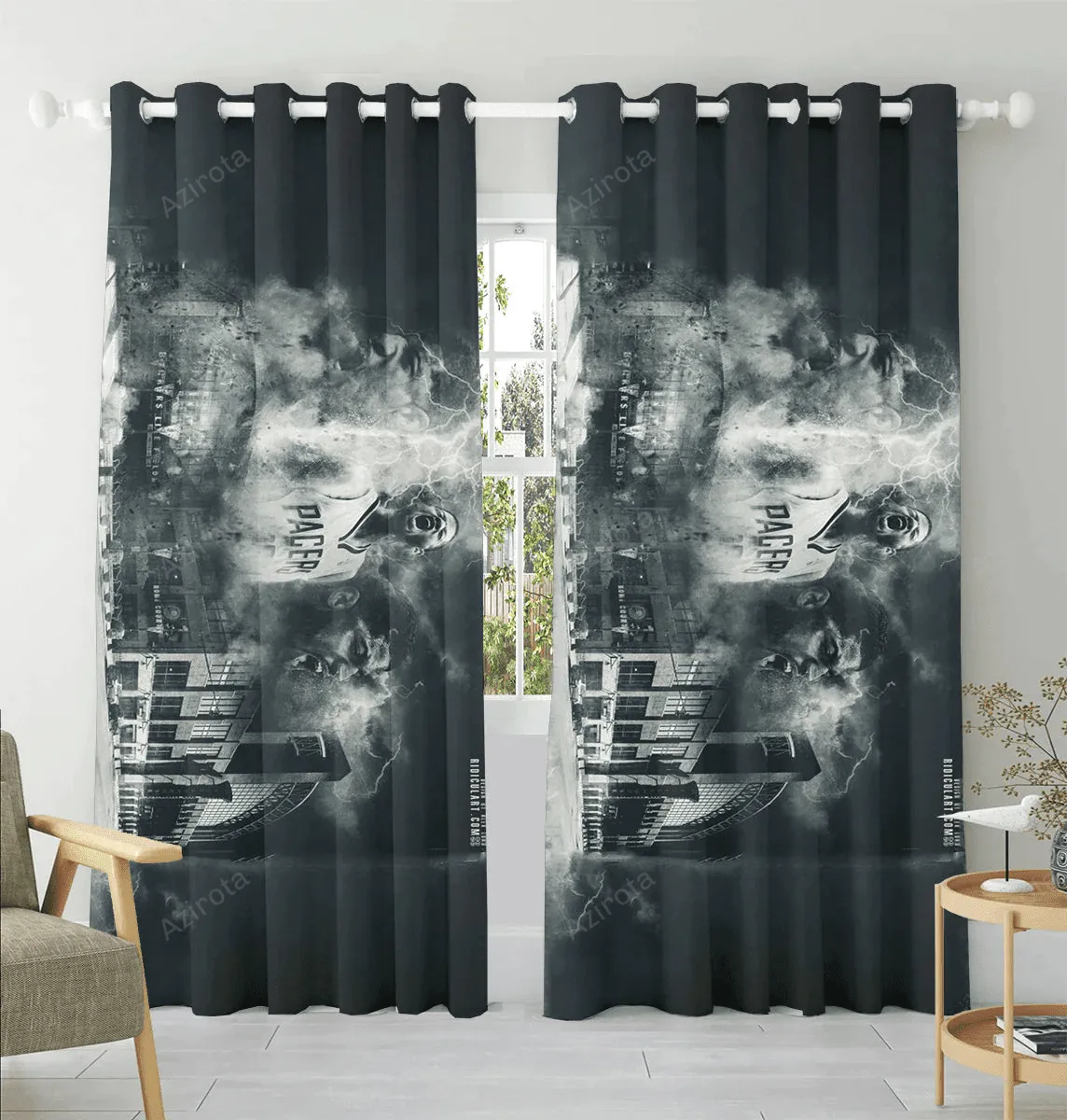 Indiana Pacers Paul George V3 Window Curtain Gift For Fans