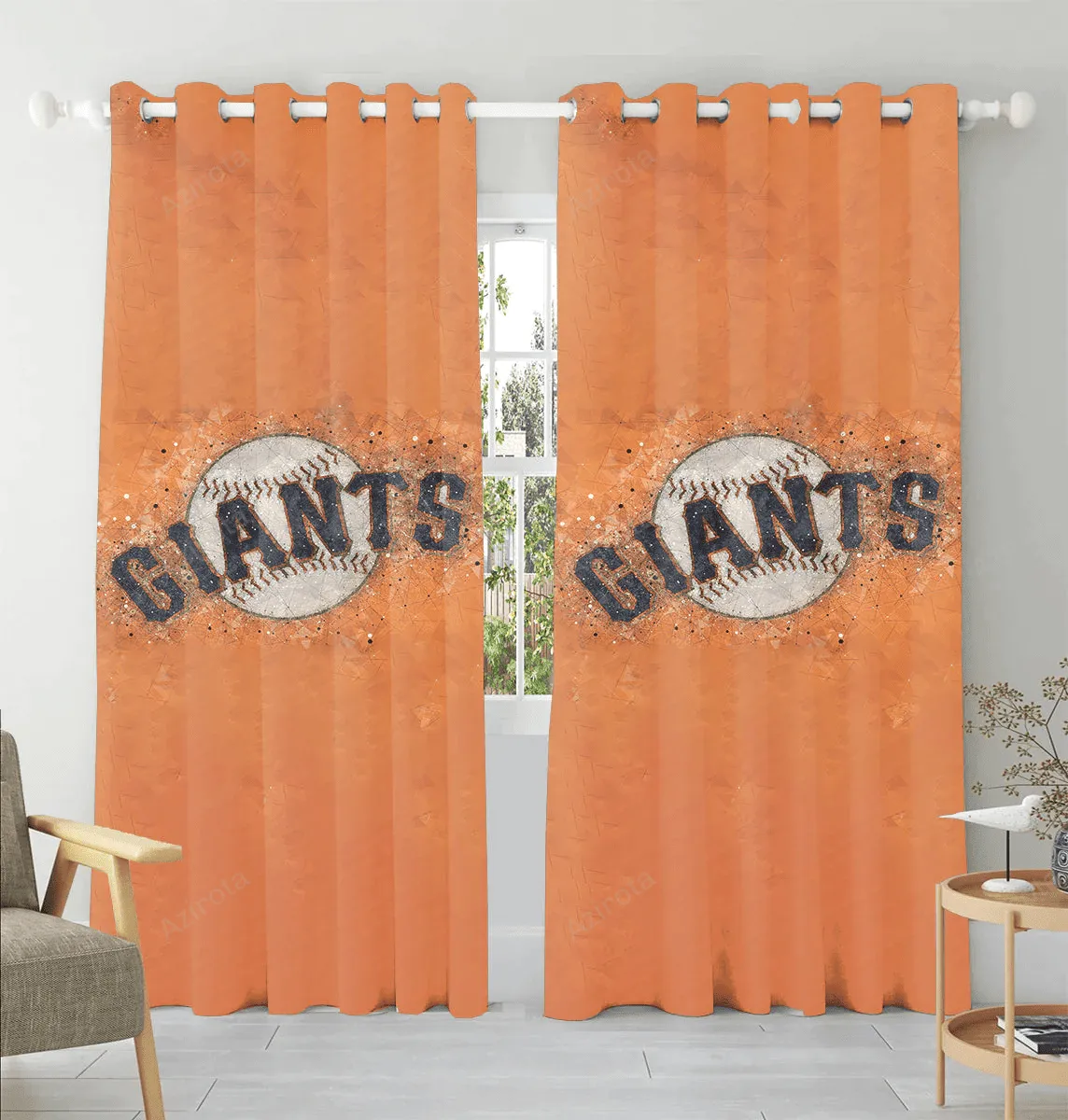 San Francisco Giants Art 19 Window Curtain Gift For Fans