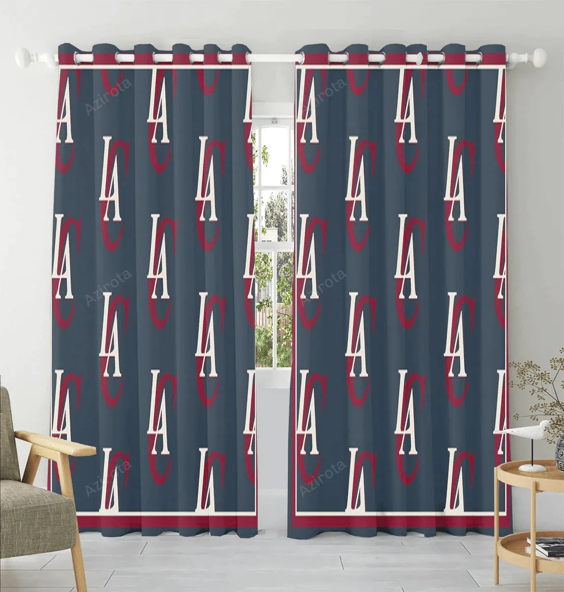 Los Angeles Clippers Logo6 Window Curtain Gift For Fans