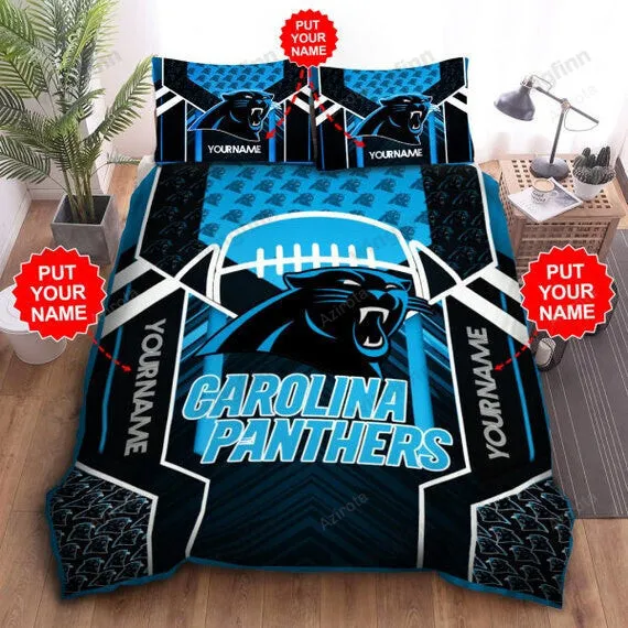 Carolina Panthers 3PCS Bedding Set Duvet Cover And Pillow Cases 1643