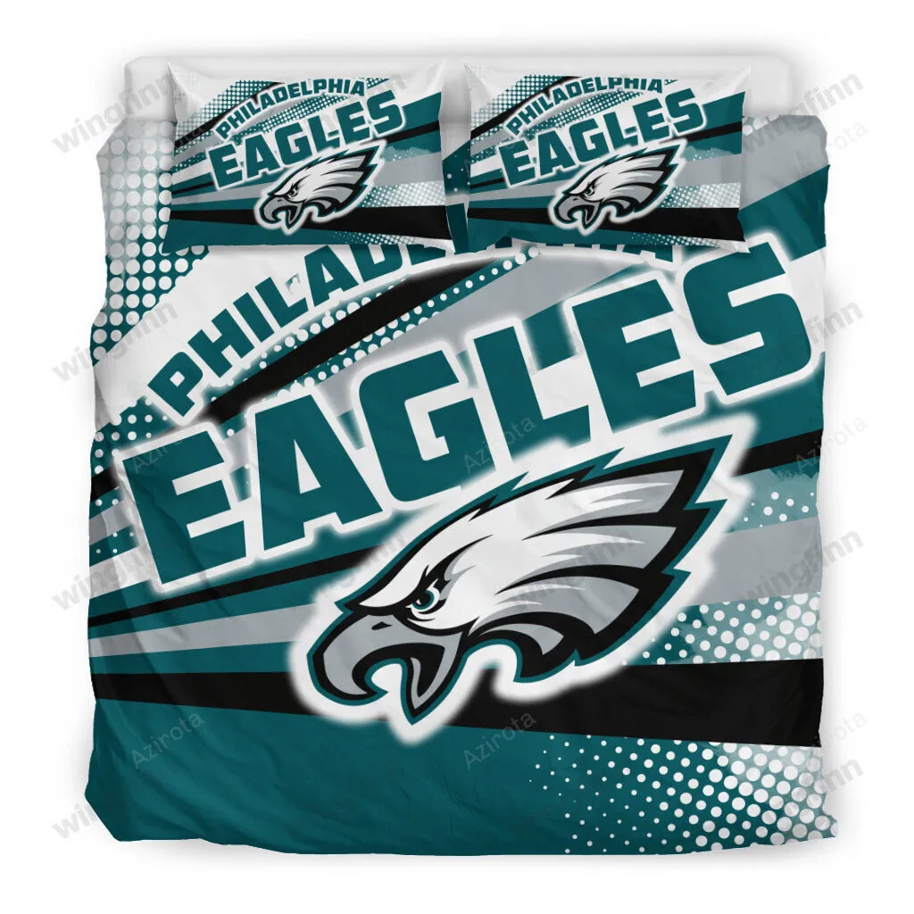 Philadelphia Eagles 3PCS Bedding Set Duvet Cover And Pillow Cases Gift For Fan 1618