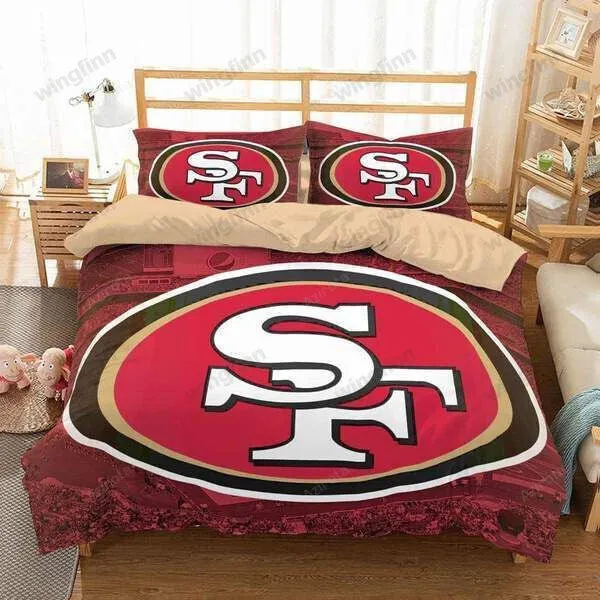 San Francisco 49ers 3PCS Bedding Set Duvet Cover And Pillow Cases Gift For Fan 2