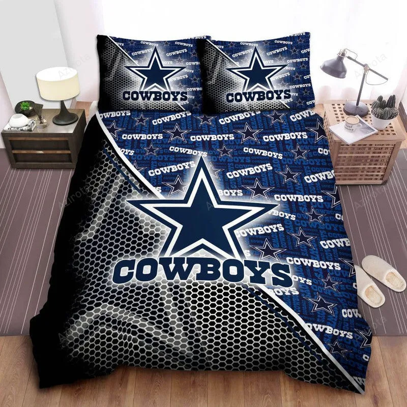 Dallas Cowboys V2 Bedding Set Duvet Cover Gift For Fan Lovers