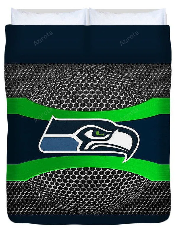 Seattle Seahawks Number 1 Bedding Set Duvet Cover Set Gift For Fan Lovers