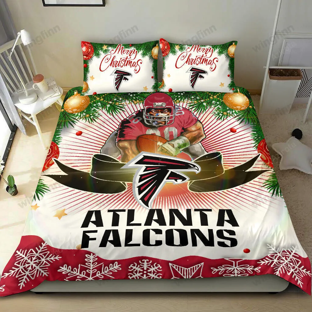 Atlanta Falcons 3PCS Bedding Set Duvet Cover And Pillow Cases Gift For Fan 1696
