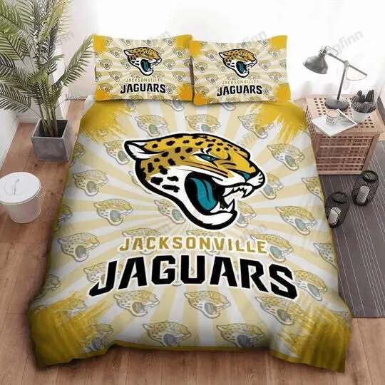 Jacksonville Jaguars 3PCS Bedding Set Duvet Cover And Pillow Cases Gift For Fan 1761