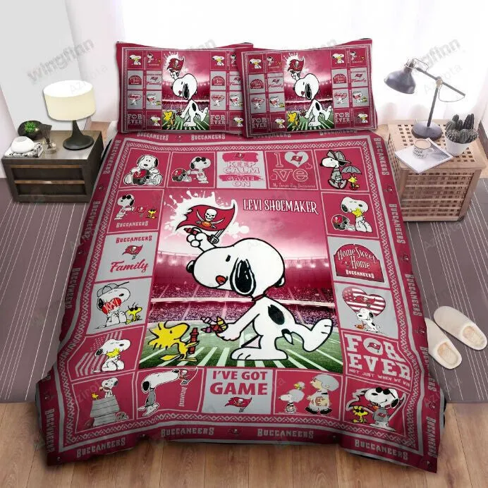 Tampa Bay Buccaneers 3PCS Bedding Set Duvet Cover And Pillow Cases Gift For Fan 1389