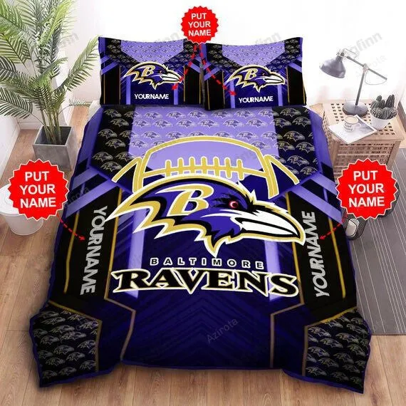Baltimore Ravens 3PCS Bedding Set Duvet Cover And Pillow Cases 1559
