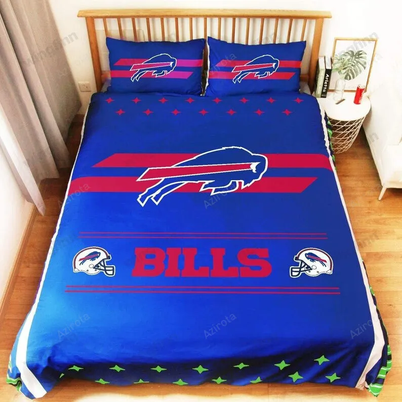 Buffalo Bills 3PCS Bedding Set Duvet Cover And Pillow Cases