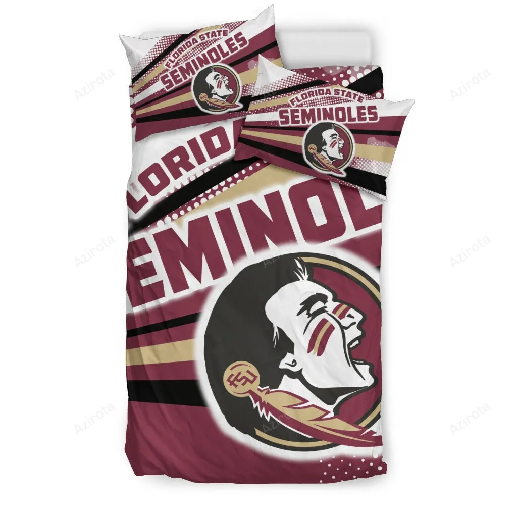 Colorful Shine Amazing Florida State Seminoles 3PCS Bedding Set Duvet Cover And Pillow Cases 3445