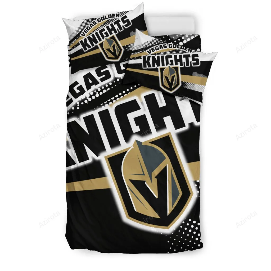 Colorful Shine Amazing Vegas Golden Knights 3PCS Bedding Set Duvet Cover And Pillow Cases 1585