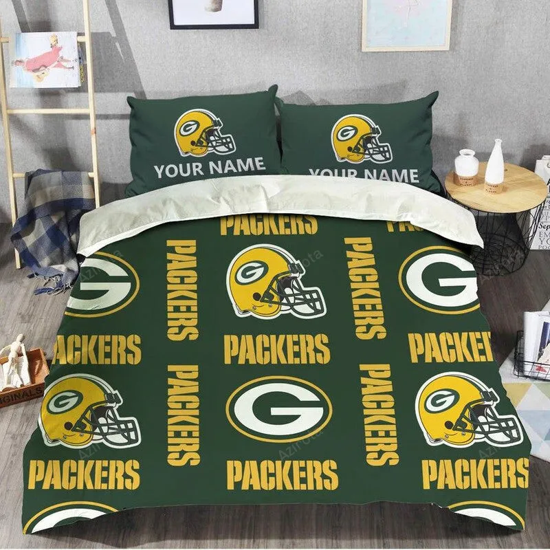 Green Bay Packers V19 3D Printing Bedding Set Gift For Fan Lovers
