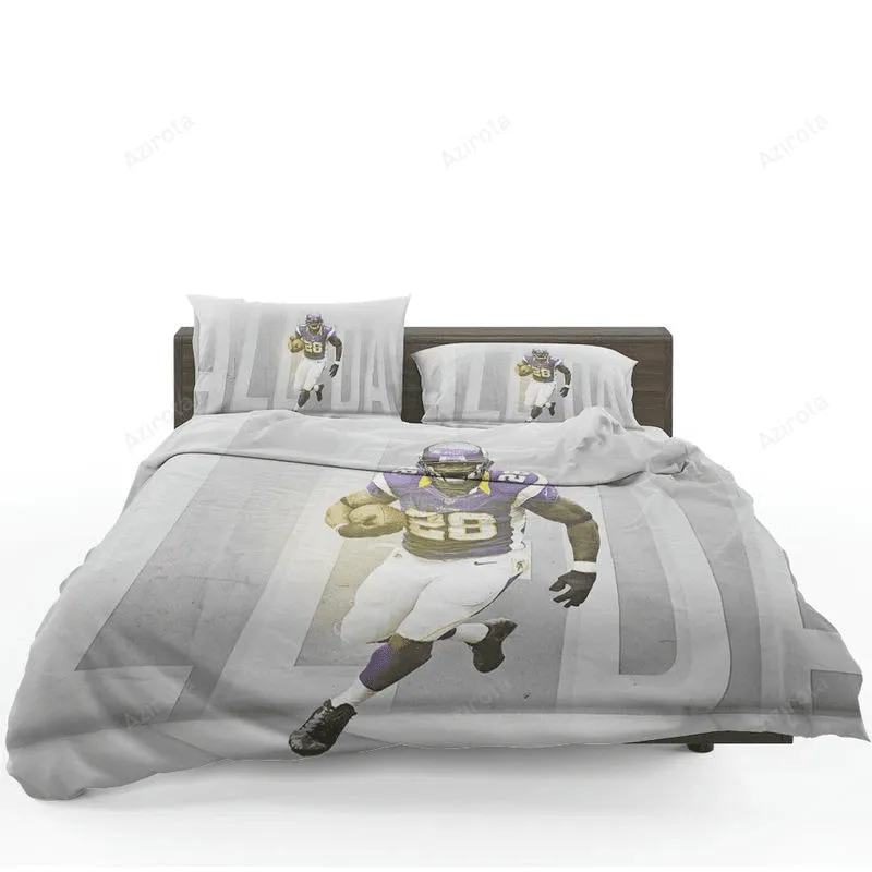 Adrian Peterson Greatest Running Backs Bedding Set