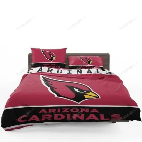 Arizona Cardinals Logo 3d Printed Duvet Cover Bedding Set