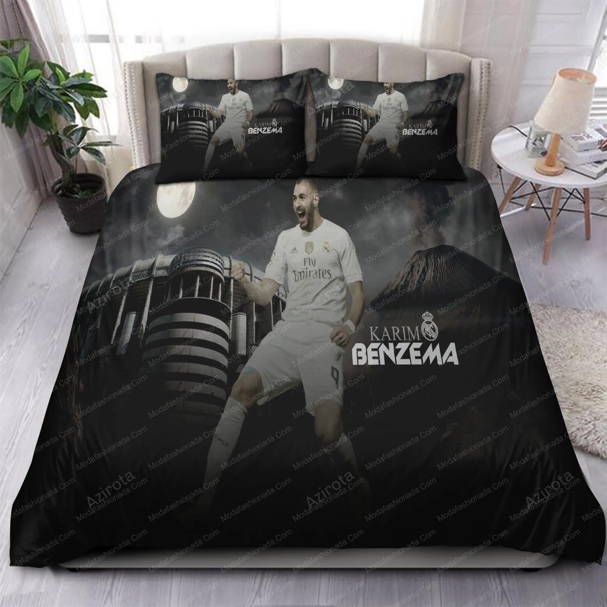 Benzema Legend Real Madrid Laliga 12 Bedding Sets