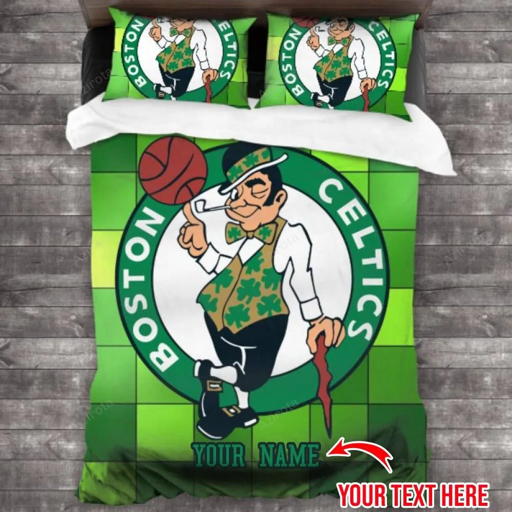 BOSTON CELTICS 11 Personalized Custom Bedding Sets King Queen Twin Bedding Set